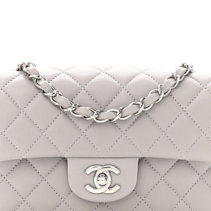 Chanel Lambskin Quilted Mini Rectangular Flap Grey 8 of 11