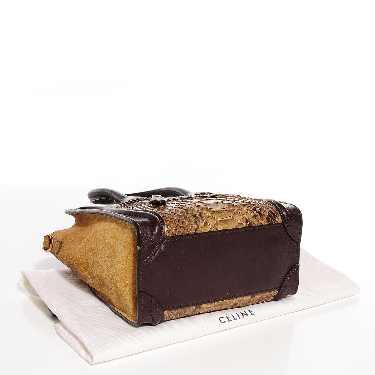 Python Suede Nano Tri-Color Luggage