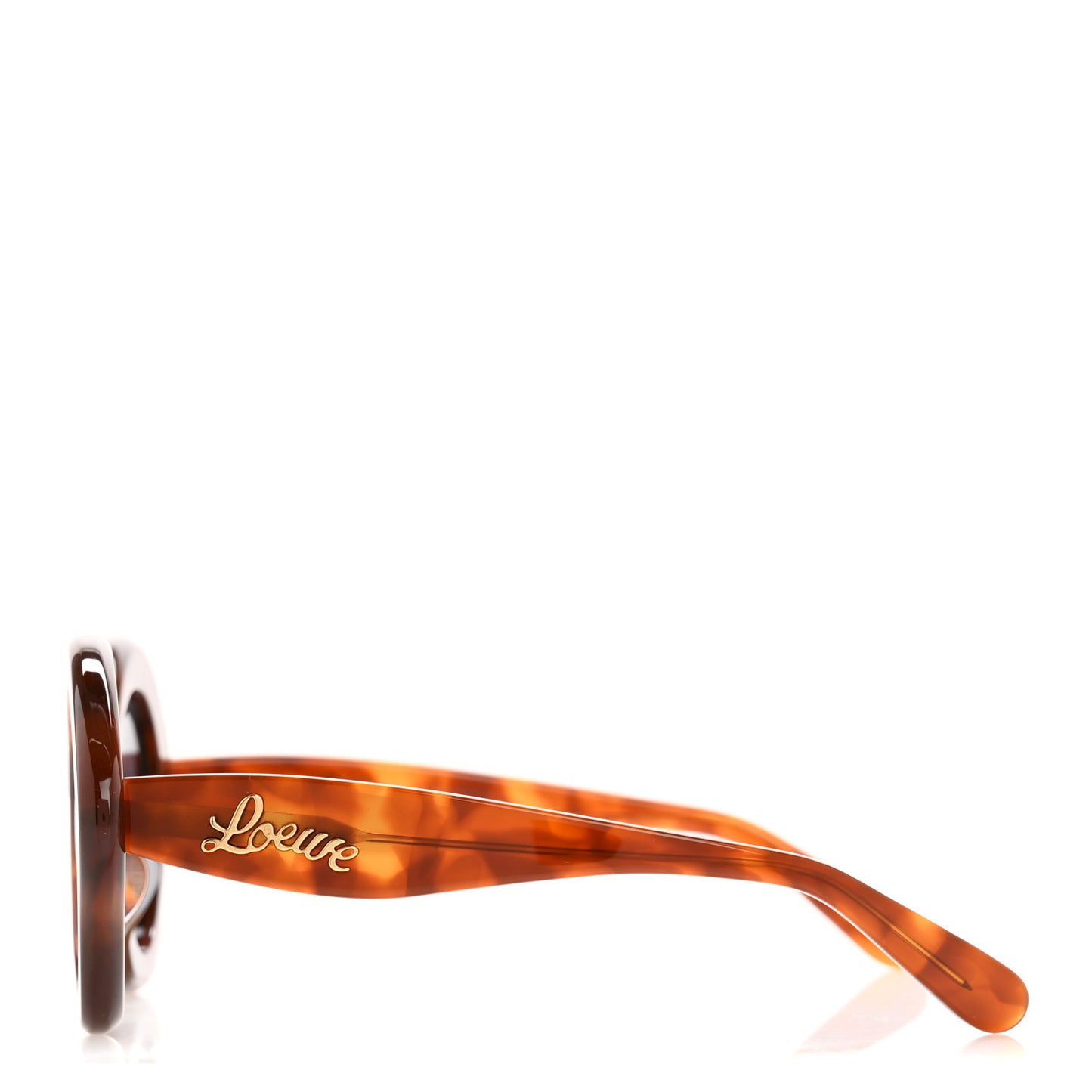 Acetate Curvy Cat Eye Sunglasses LW40125U Light Havana