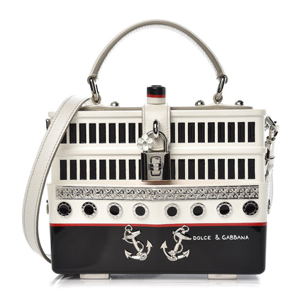 Dolce & Gabbana Dauphine Yacht Dipinto Bag White Multicolor 1 of 9