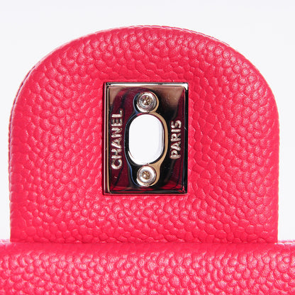 Chanel Caviar Quilted Medium Easy Flap Coral 6 of 9