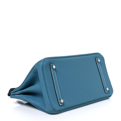 Hermes Togo Birkin 30 New Bleu Jean 4 of 10