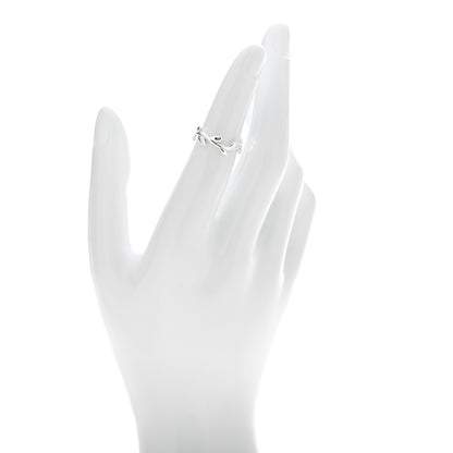 Tiffany Sterling Silver Paloma Picasso Narrow Olive Leaf Band Ring 47 4 2 of 4