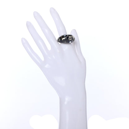 Louis Vuitton Resin Swarovski Crystal Inclusion Ring M Blue 2 of 5