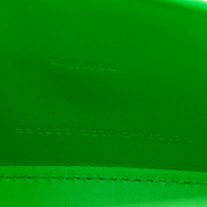 Balenciaga Shiny Calfskin Strass Crocodile Embossed Hourglass Top Handle Bag XS Fluo Green 7 of 13