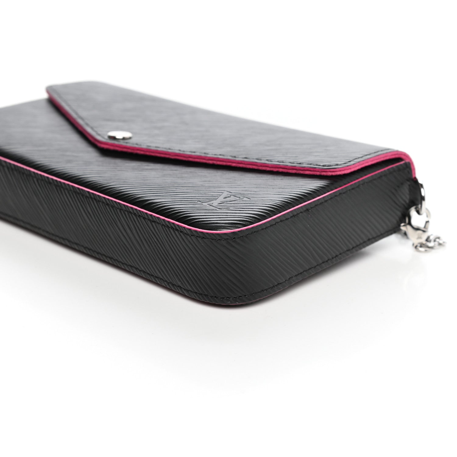 Louis Vuitton Epi Pochette Felicie Black Hot Pink 9 of 12