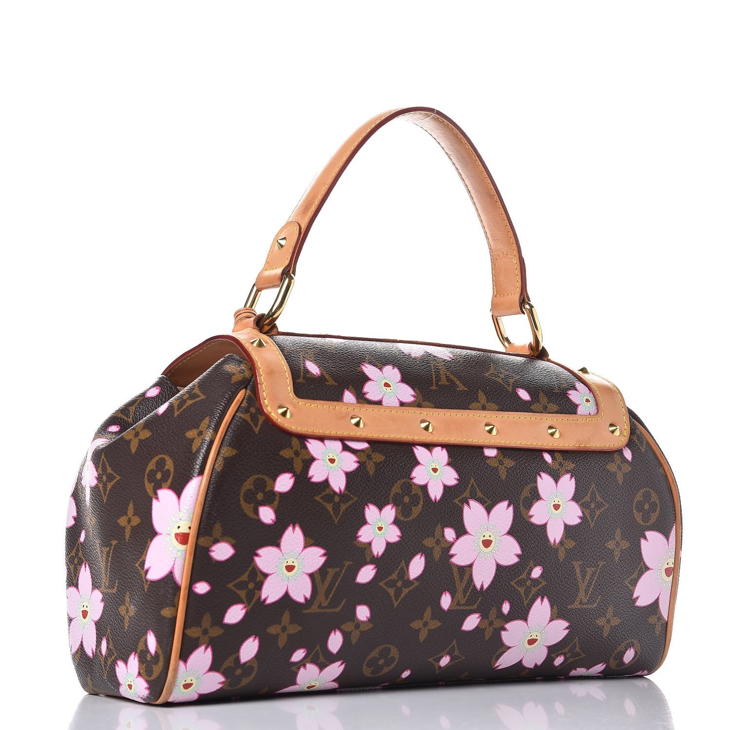 Louis Vuitton Monogram Cherry Blossom Sac Retro Bag Brown 3 of 18