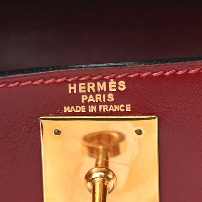 Hermes Box Kelly Retourne 28 Rouge H 10 of 25
