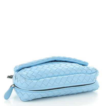 Bottega Veneta Nappa Intrecciato Small Chain Crossbody Ciel 4 of 8