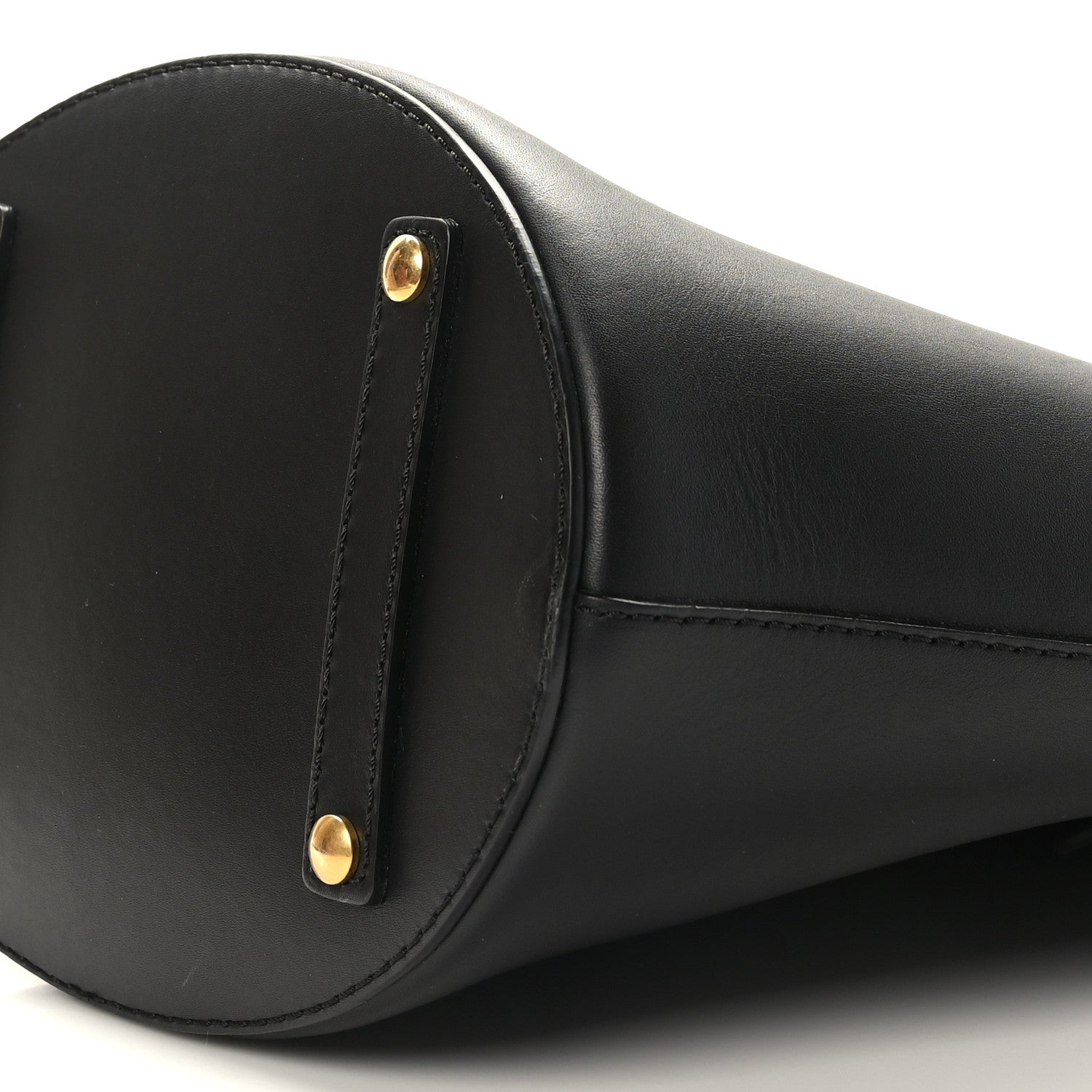 Burberry Supple Calfskin Medium Bucket Bag Black 9 of 9