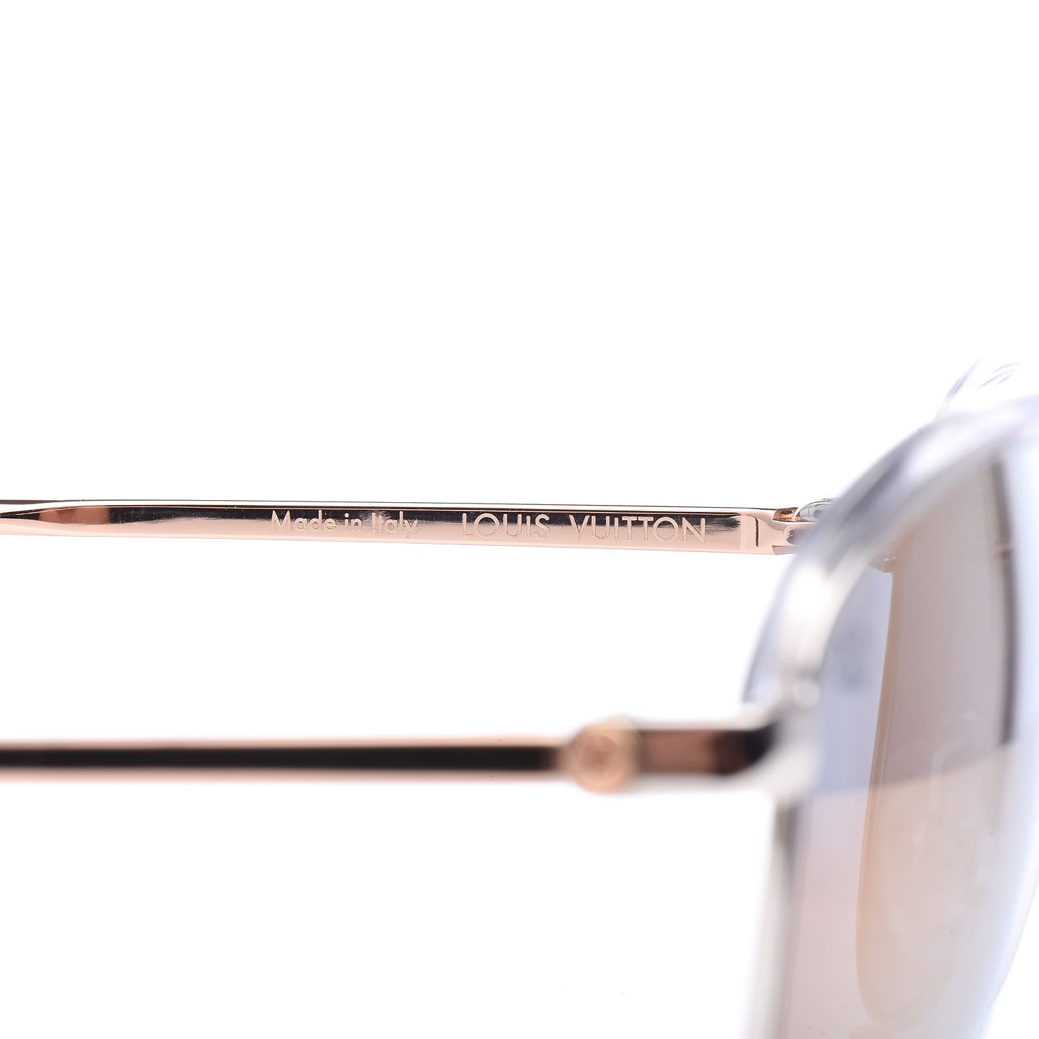 Louis Vuitton Jet Set Aviator Sunglasses Z0858U Silver 5 of 6