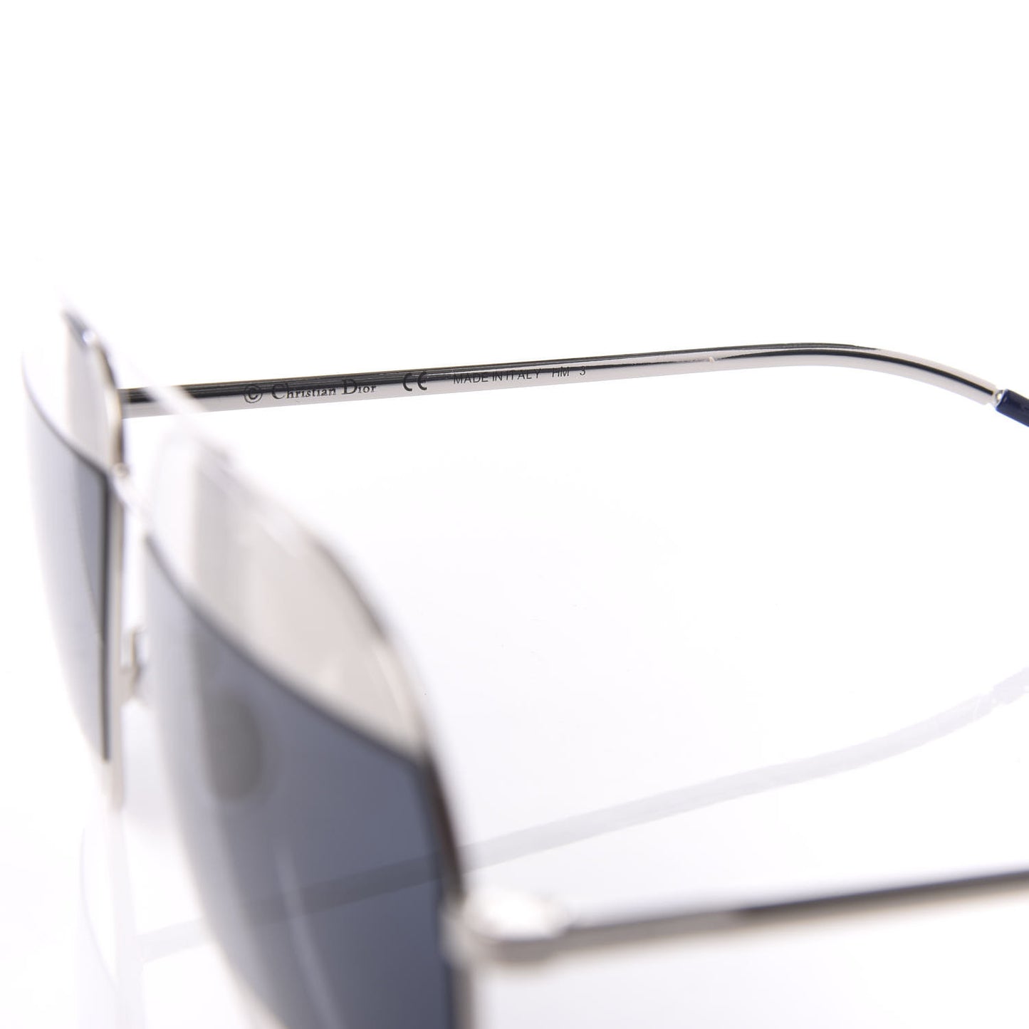 Split 1 Aviator Sunglasses Silver Blue