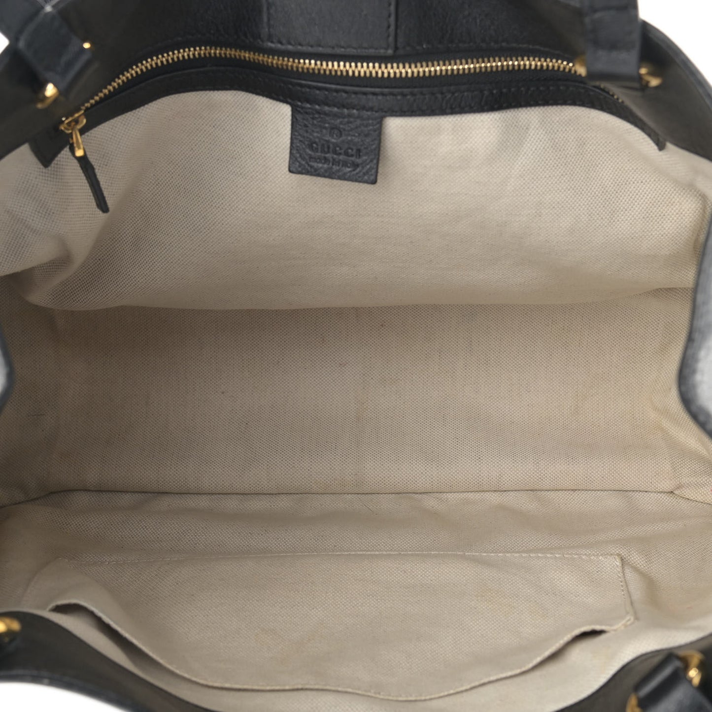 New Sakai Calfskin Lux Horsebit 1955 Tote Bag Black