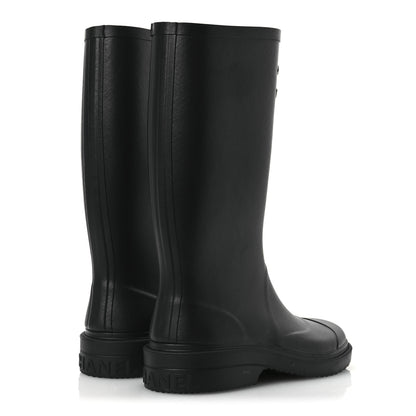 Chanel Caoutchouk CC High Boots 40 Black 5 of 13