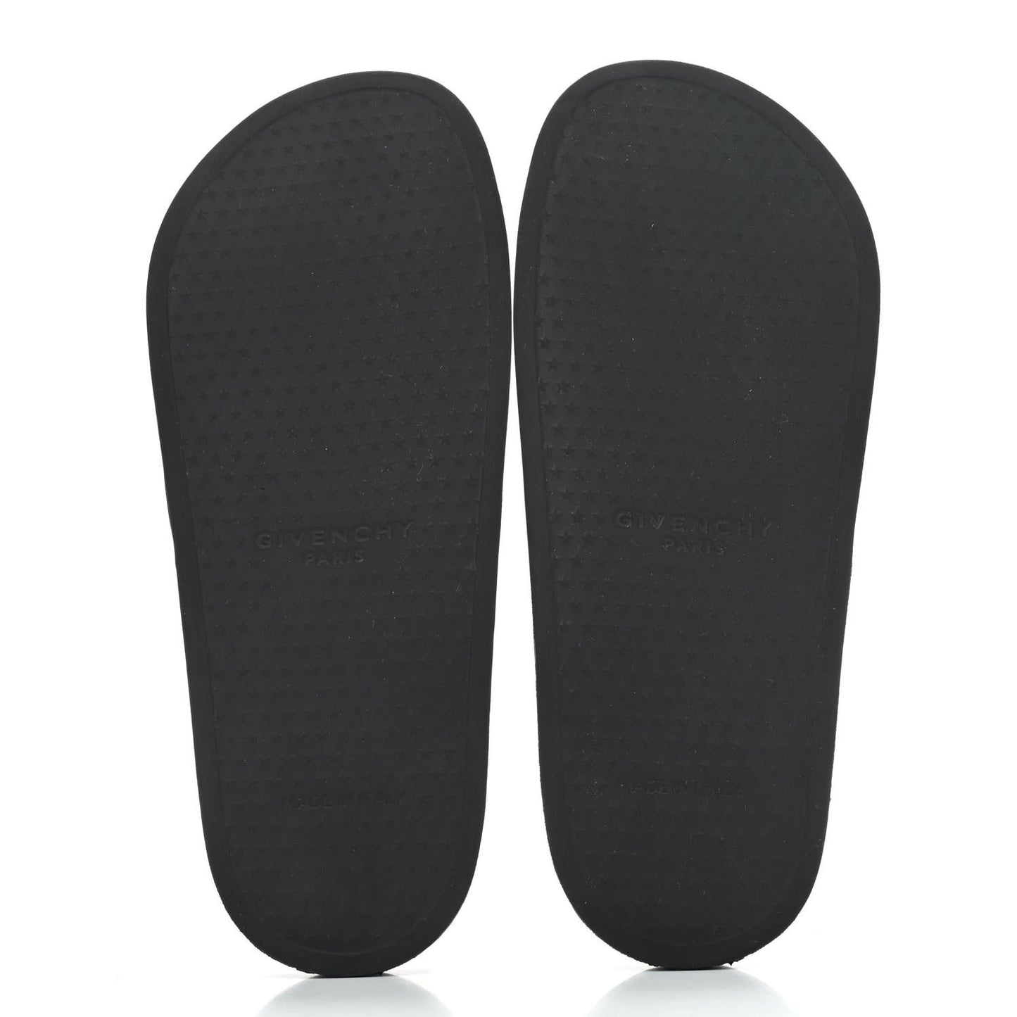 Rubber Logo Pool Slide Sandals 37 Black