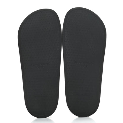 Givenchy Rubber Logo Pool Slide Sandals 37 Black 5 of 8