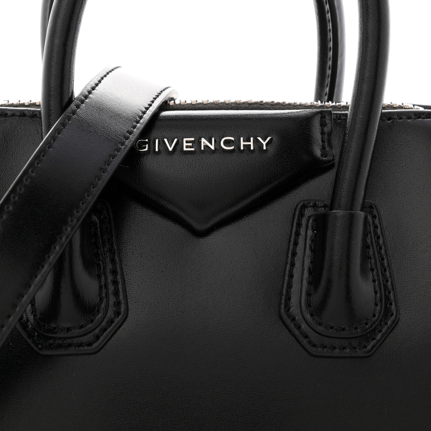 Givenchy Shiny Lord Calfskin Mini Antigona Black 8 of 12