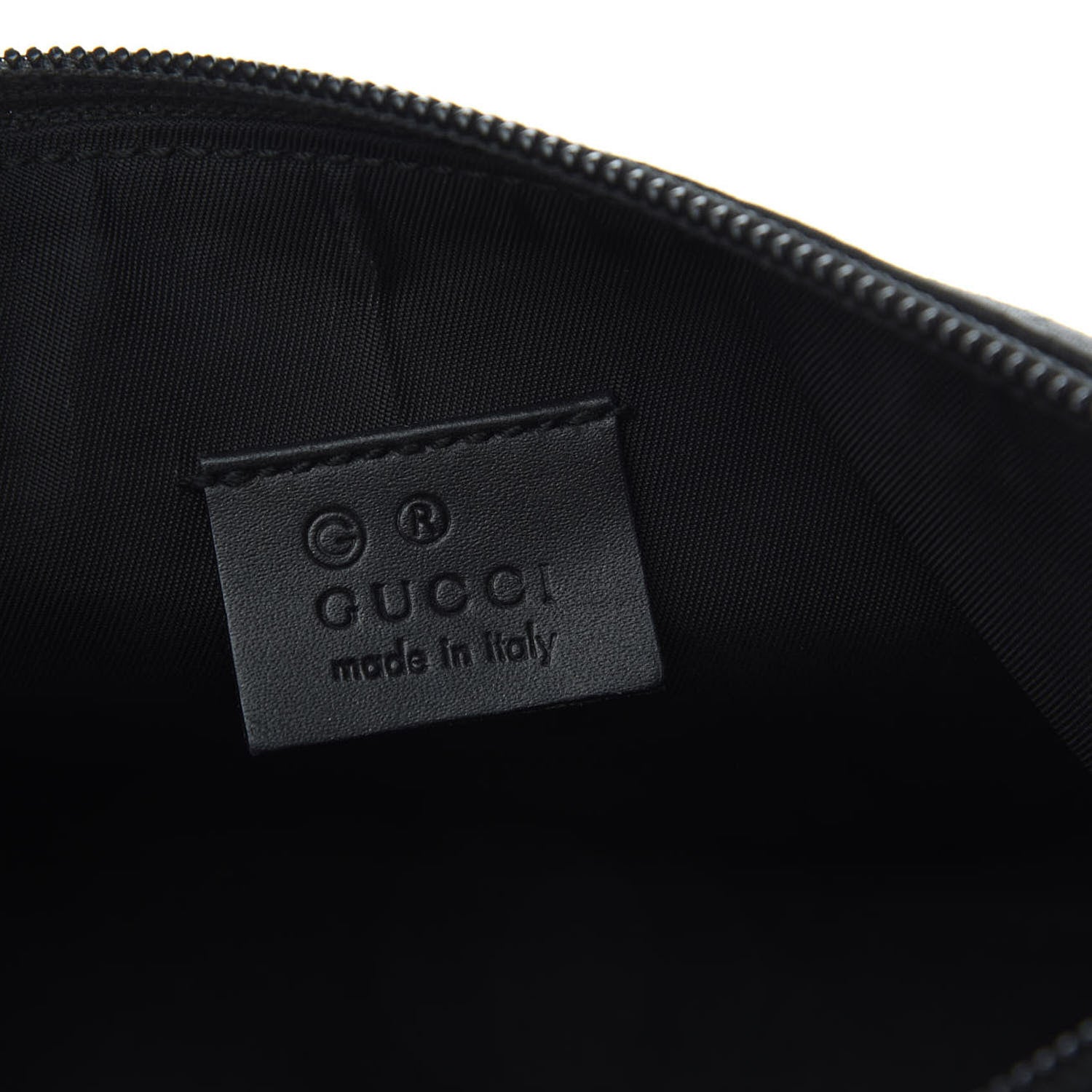 Gucci Nylon Monogram Cosmetic Pouch Black 6 of 9