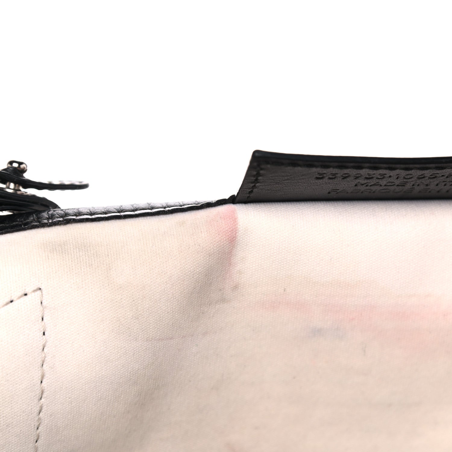 Balenciaga Cotton Canvas Satin Calfskin S Navy Cabas Natural Black 22 of 34