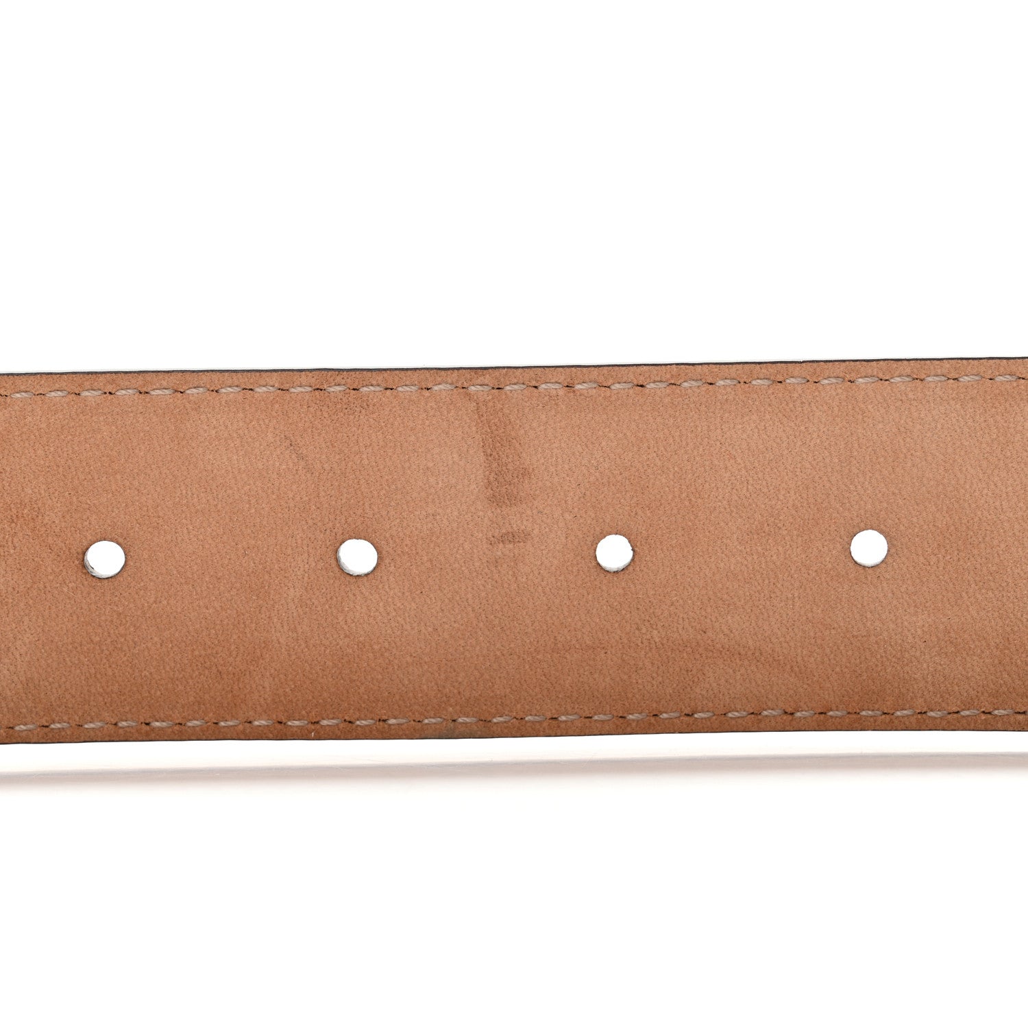Gucci Calfskin Interlocking G 37mm Belt 80 32 Nut Brown 7 of 7