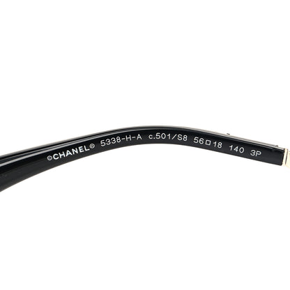 Chanel Acetate Pearl Polarized Winter Butterfly Sunglasses 5338-H-A Black 5 of 7