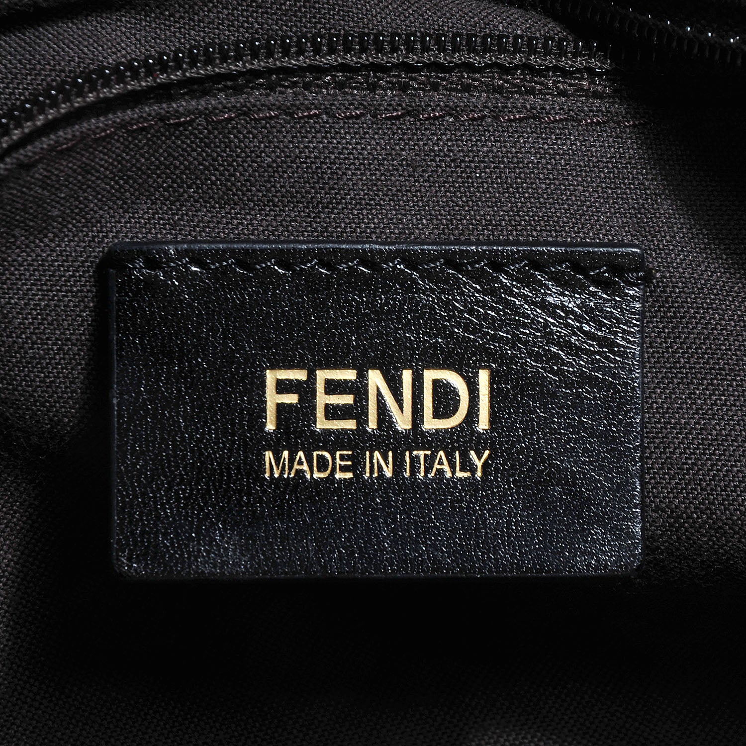 Fendi Zucca Mia Shoulder Flap Tobacco Blue 8 of 9