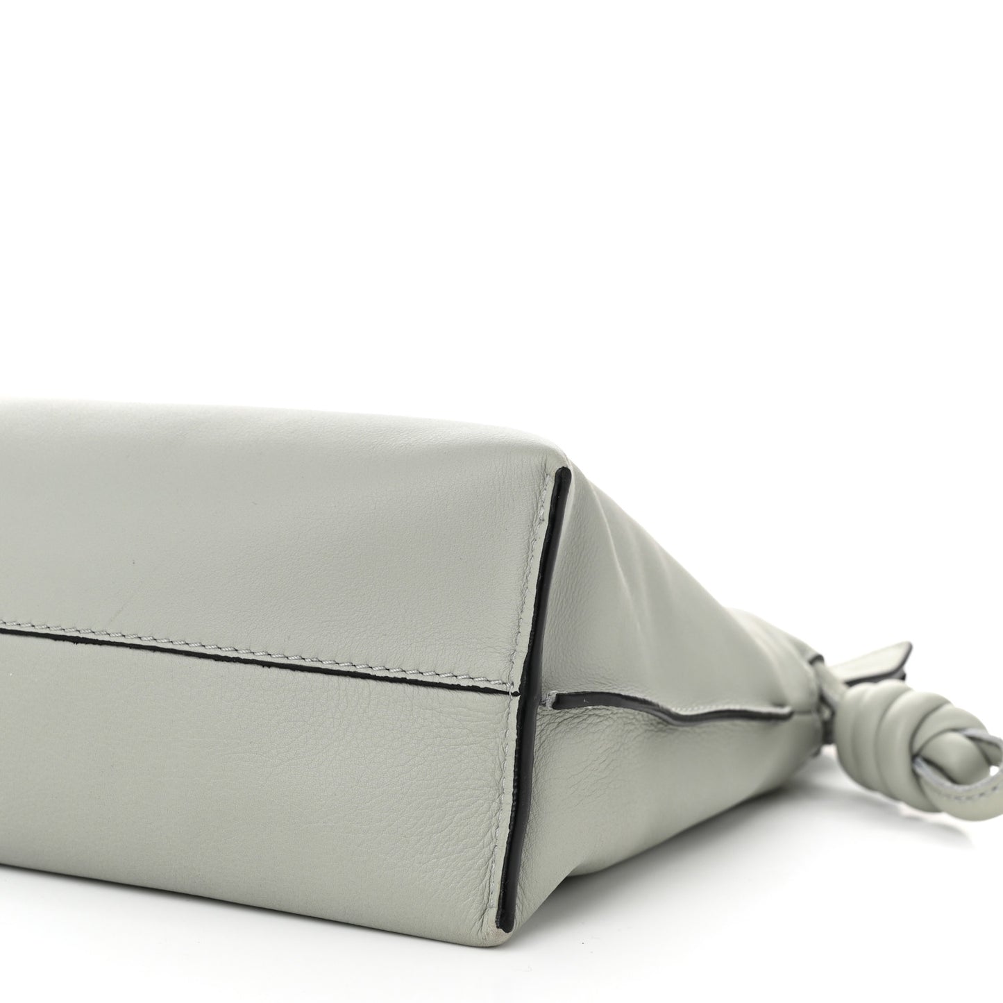 Nappa Medium Flamenco Knot Bag Light Celadon