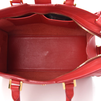 Saint Laurent Calfskin Small Classic Y Cabas Red 5 of 8