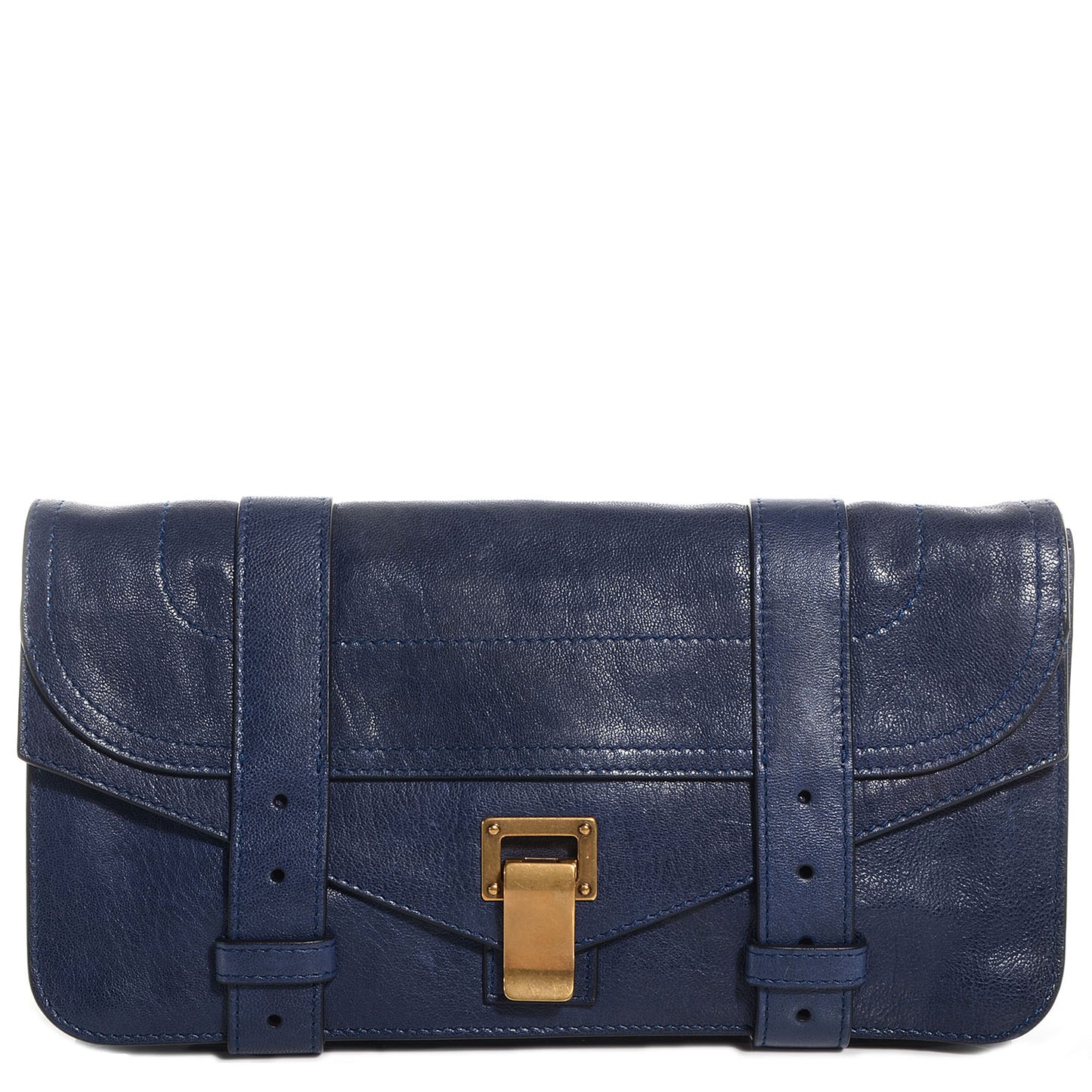 Lux Leather PS1 Pochette Clutch Midnight