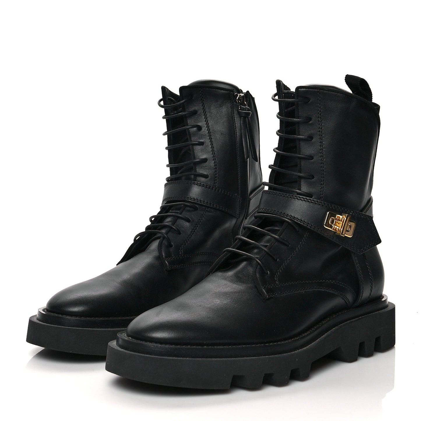 Calfskin Eden Ankle Boots 40 Black
