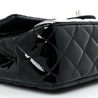 Chanel Patent Quilted Medium Double Flap Black 9 of 11
