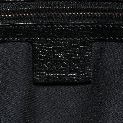 Gucci Leather Horsebit Flap Bag Black 6 of 7