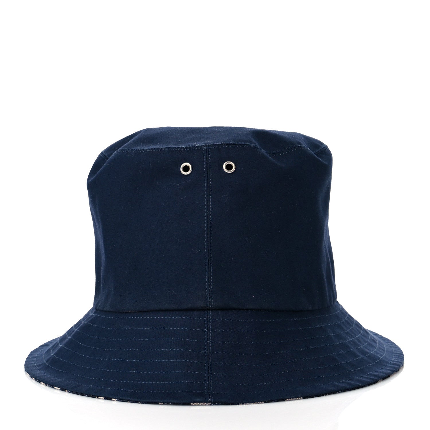 Christian Dior Oblique Reversible Teddy-D Brim Bucket Hat 58 Blue 7 of 11