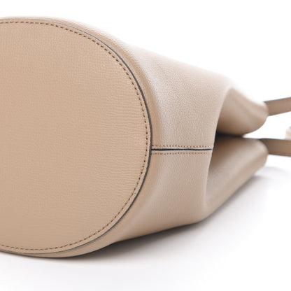 Burberry Calfskin Small Lorne Bucket Crossbody Camel 10 of 12