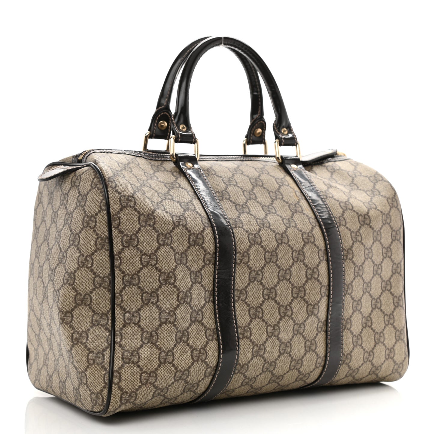 Metallic Monogram Canvas Medium Joy Boston Black