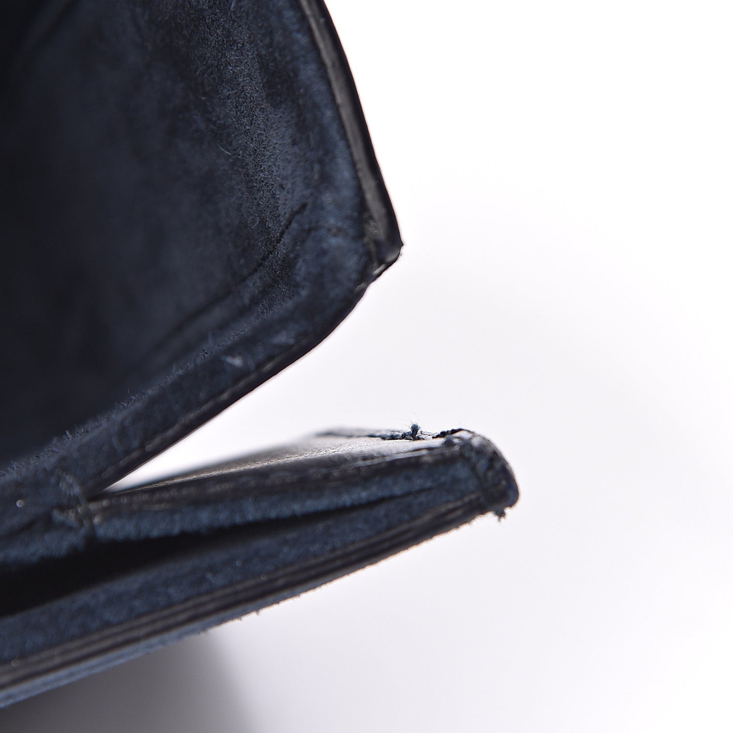 Smooth Calfskin Suede Medium Bellechasse Navy