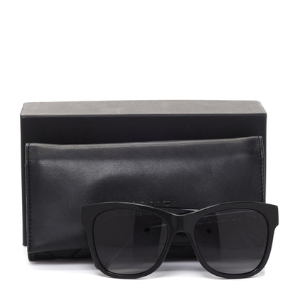 Chanel Acetate Polarized Square CC Sunglasses 5380 Black 7 of 7