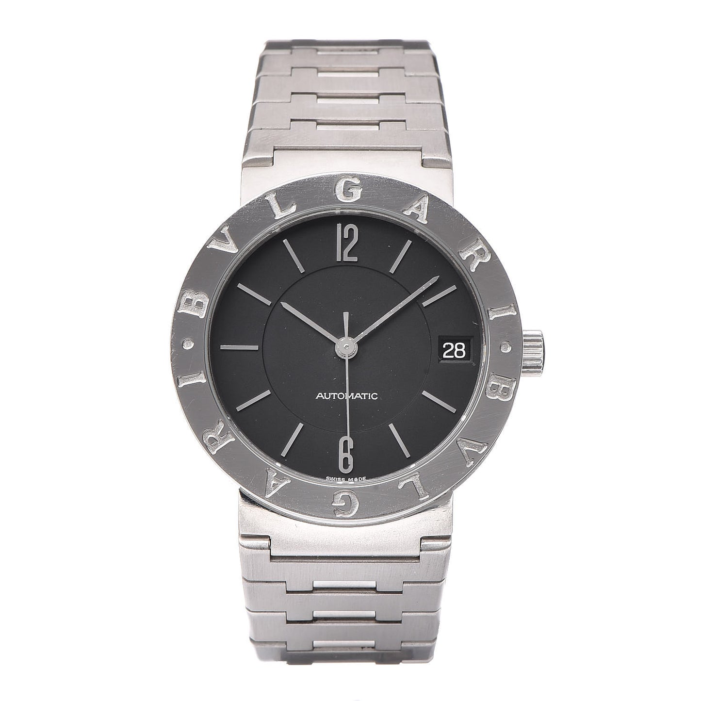 Stainless Steel 33mm Automatic Watch Black