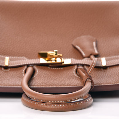 Hermes Togo Birkin 25 Gold 11 of 32