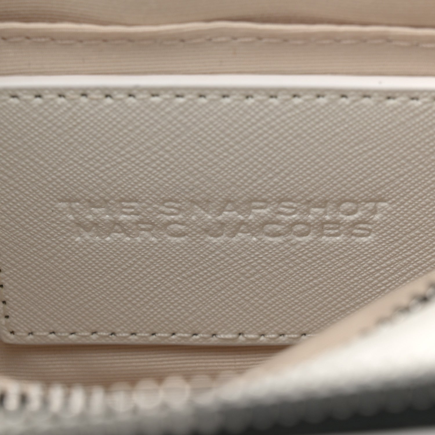 Marc Jacobs Saffiano Small Snapshot Camera Bag White 6 of 10