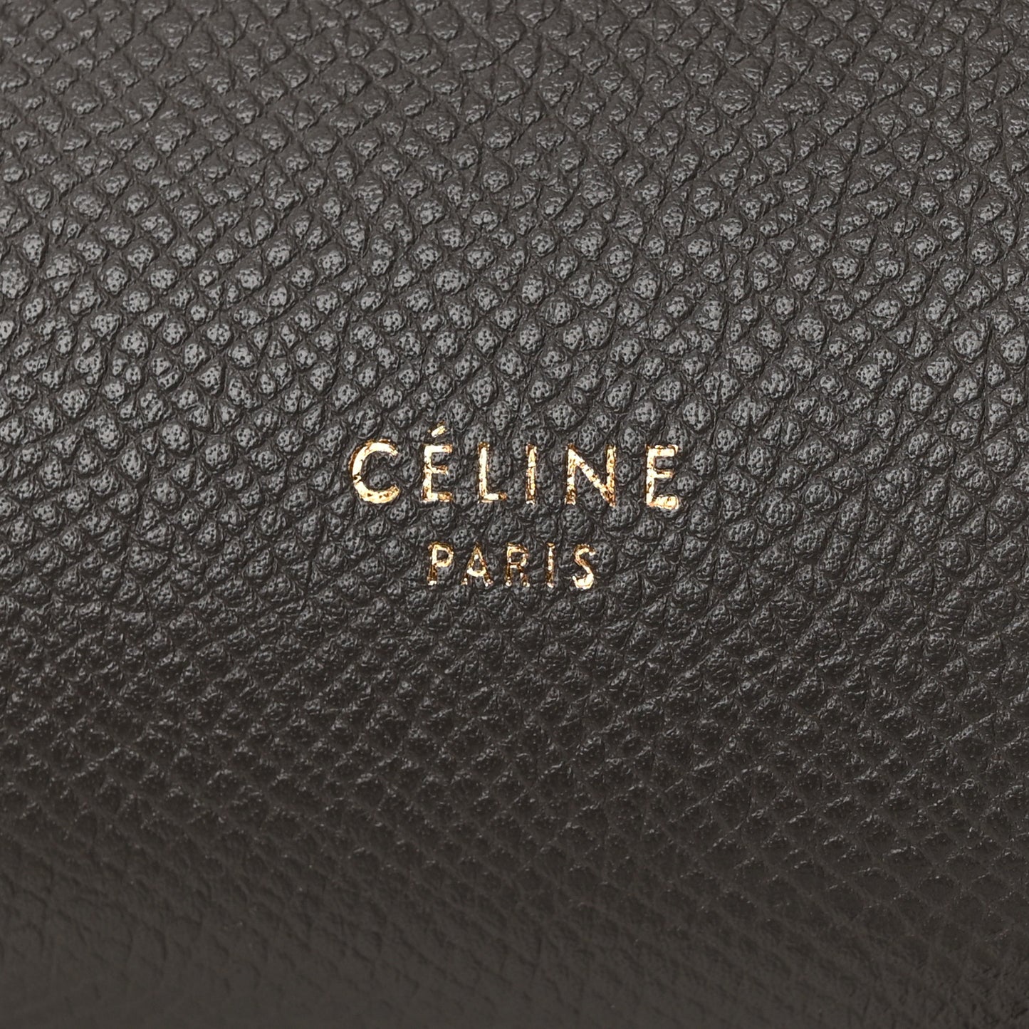 Grained Calfskin Mini Belt Bag Grey