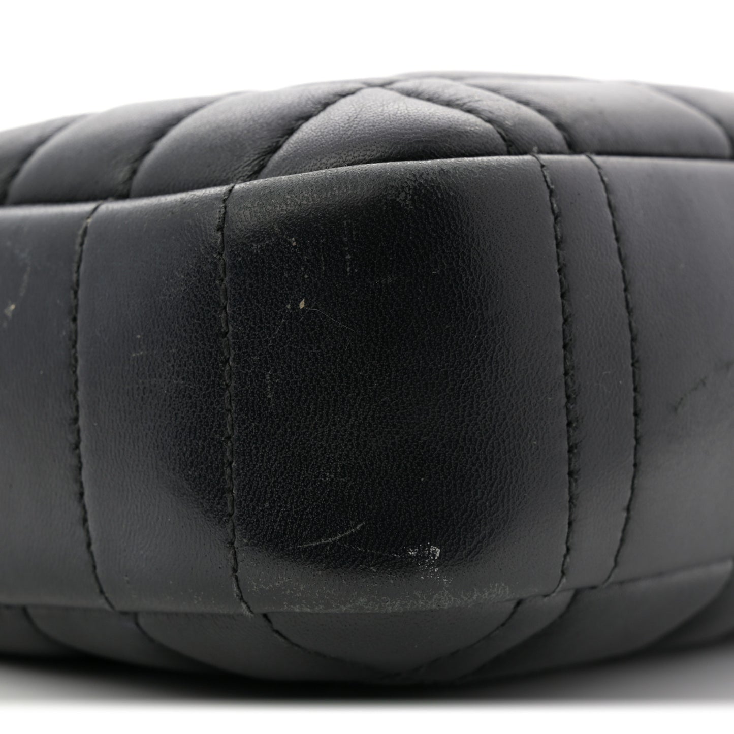 Lambskin Quilted Small Lola Camera Bag Black