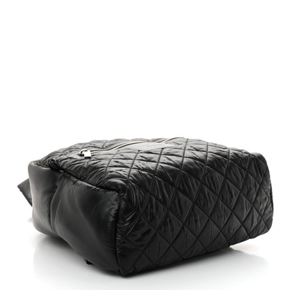Chanel Nylon Quilted Coco Cocoon Backpack Black 4 of 10