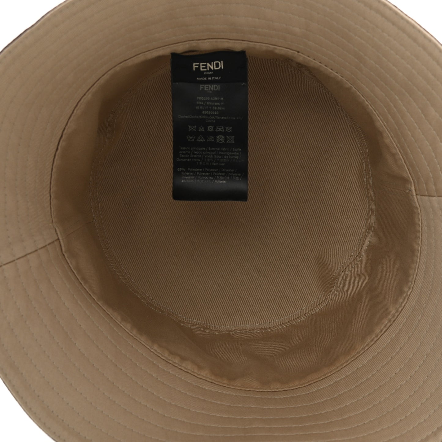 Technical Fabric FF Reversible Bucket Hat M Tobacco Beige