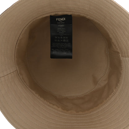 Fendi Technical Fabric FF Reversible Bucket Hat M Tobacco Beige 7 of 8