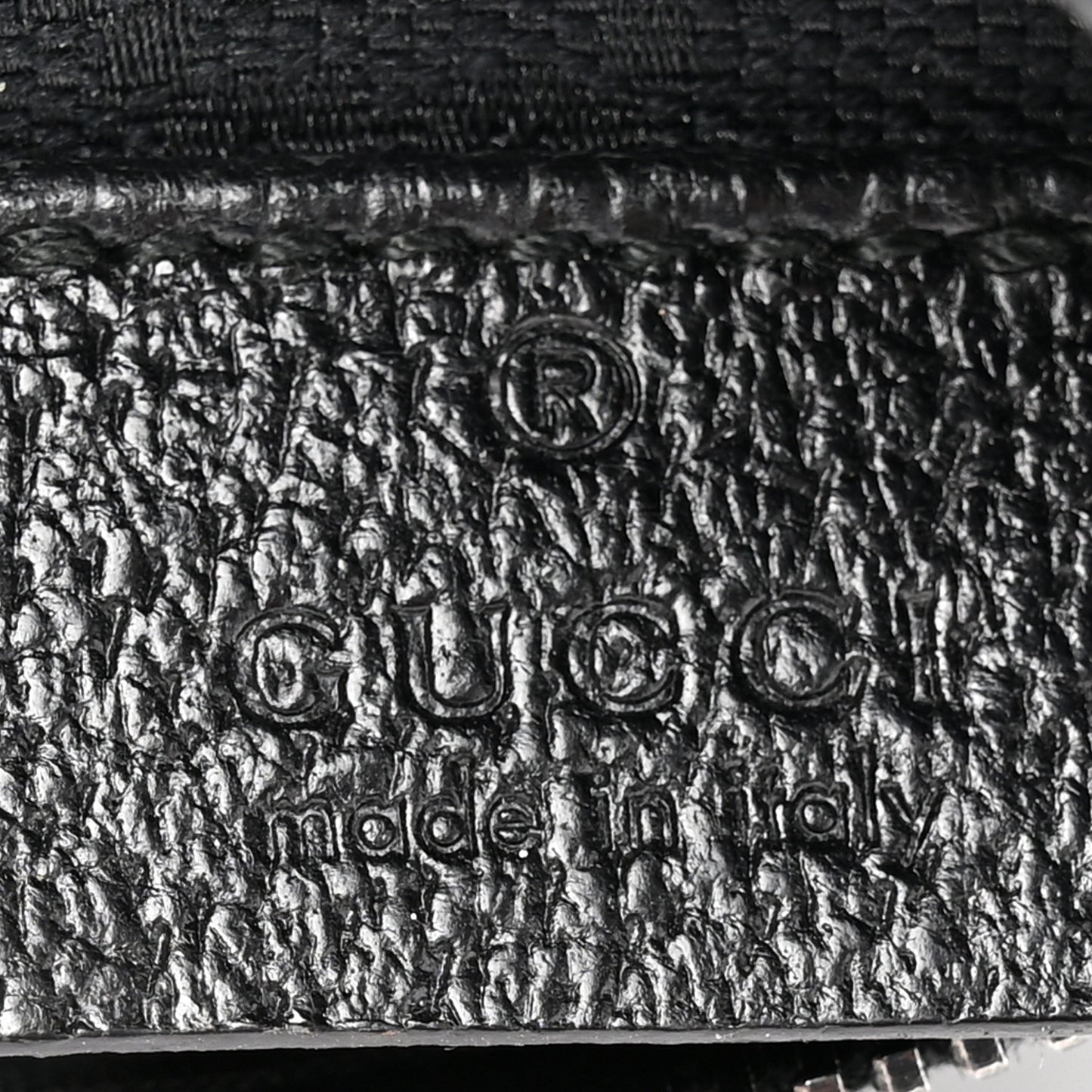 GG Monogram Double Pocket Belt Bag Black