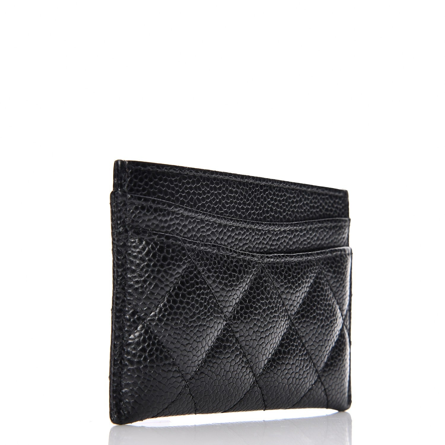 Chanel Caviar Quilted Card Holder Black 3 of 9