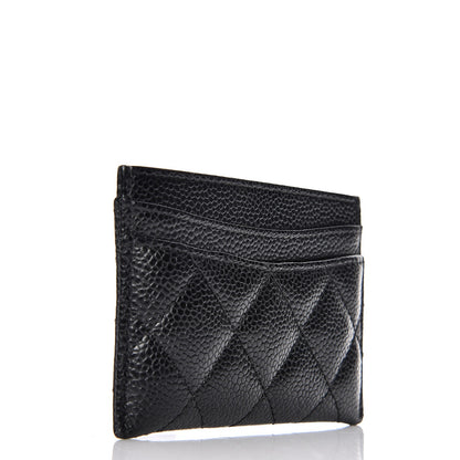 Chanel Caviar Quilted Card Holder Black 3 of 9