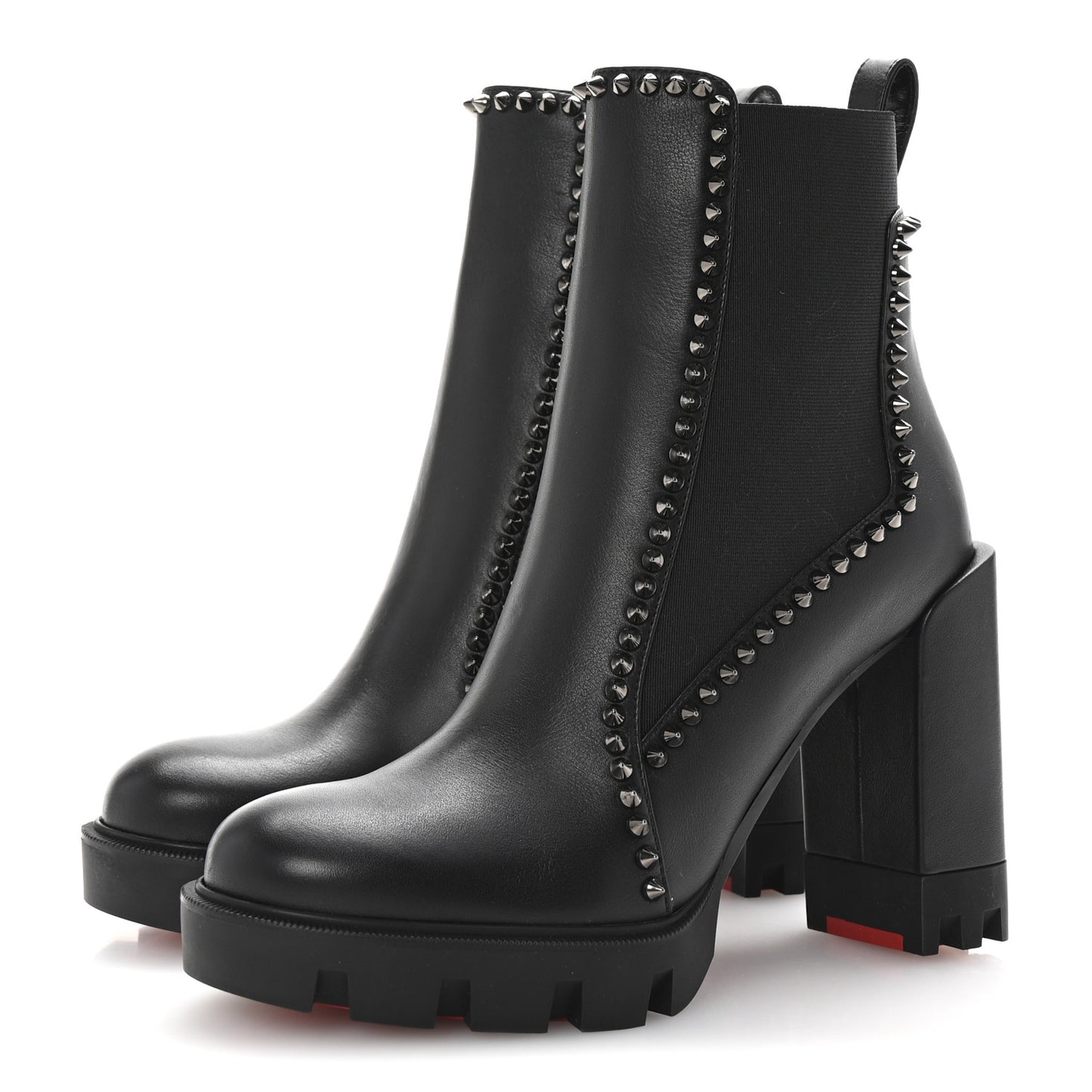 Nappa Out Line Spike Lug 100 Boots 37 Black