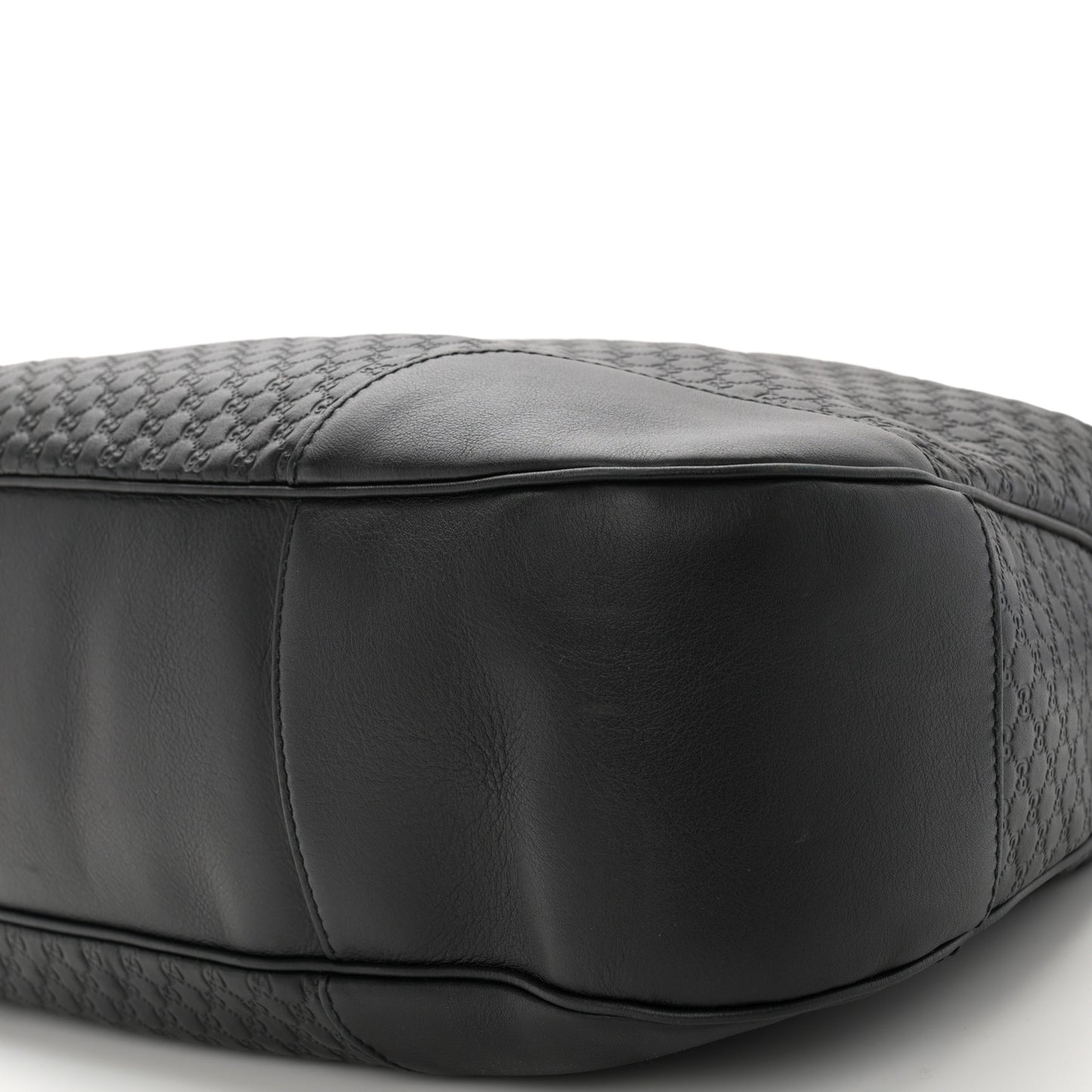 Soft Microguccissima Margaux Hobo Black